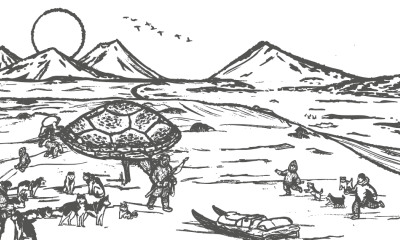 Packing up at the qammaq