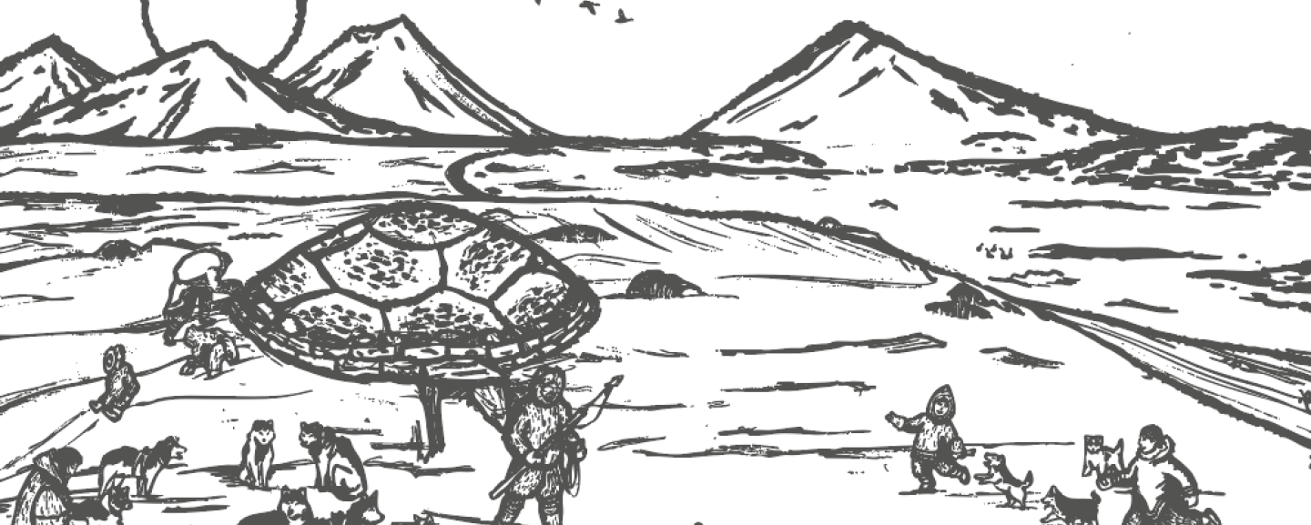 Packing up at the qammaq